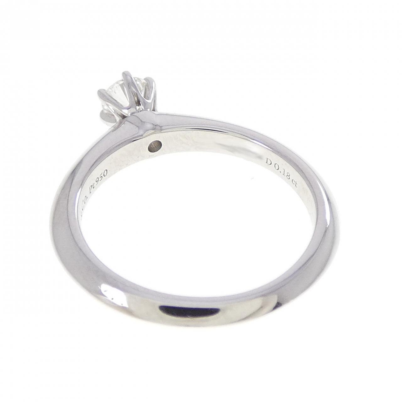 ティファニー クラシックソリティア リング 0.18CT