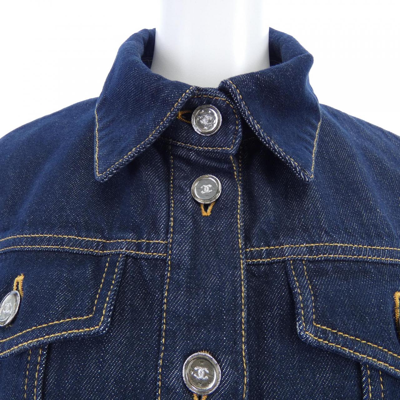 シャネル CHANEL LOOK42 P78799V71012 デニムジャケット