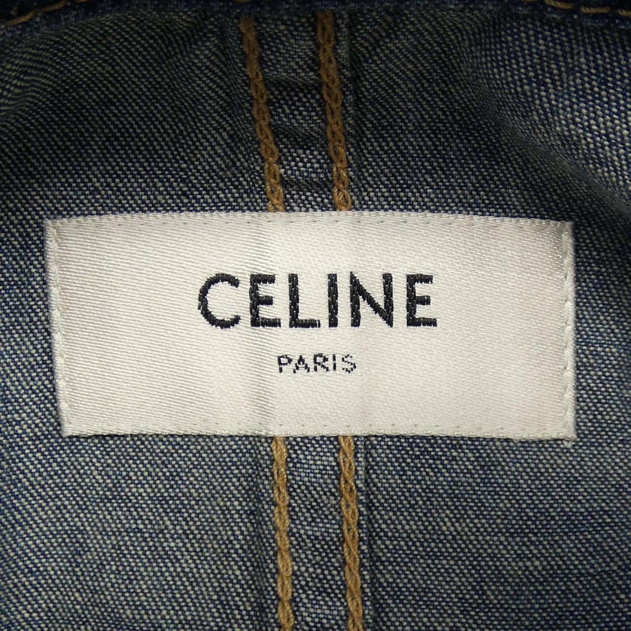 セリーヌ CELINE QUATER ZIP トリオンフ TORIOMPHE RC0190711 シャツ