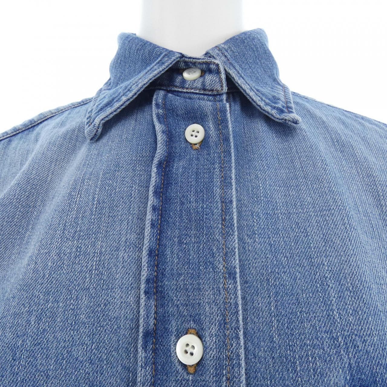MIU MIU Miu 水洗牛仔 SOOO 17GG 衬衫 GWC132
