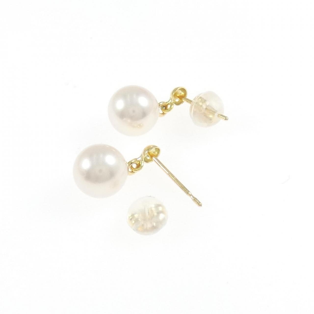 K18YG アコヤパール ピアス 7.2mm