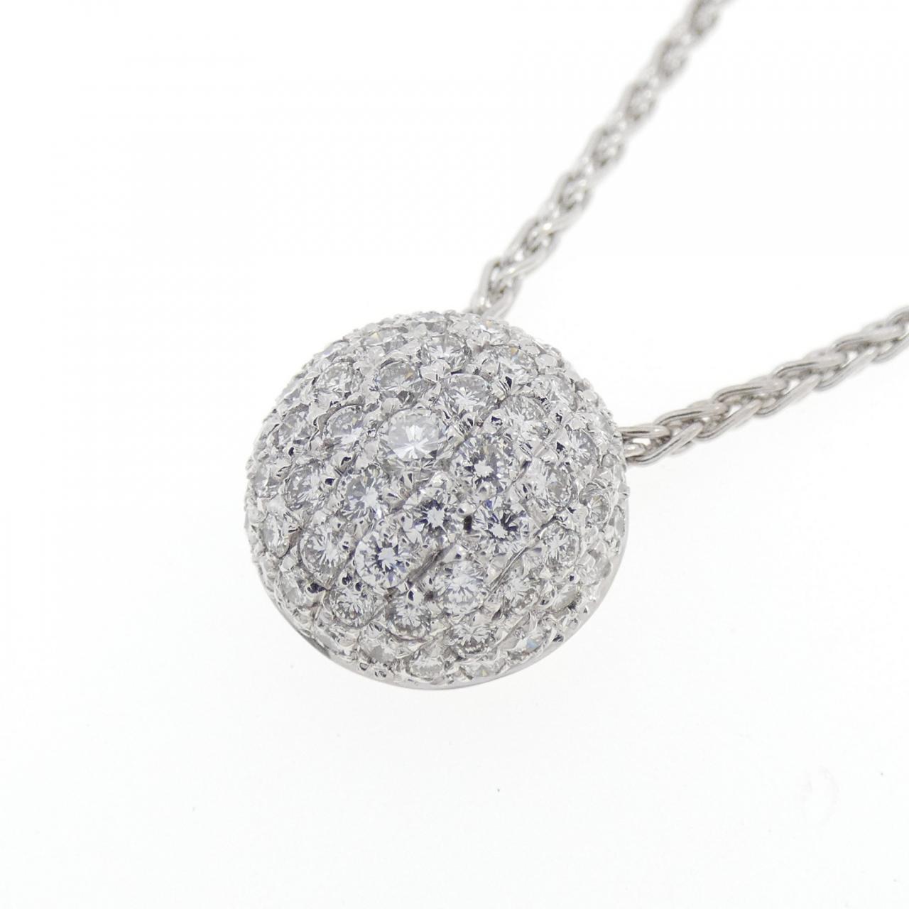 750WG Pavé Diamond Necklace