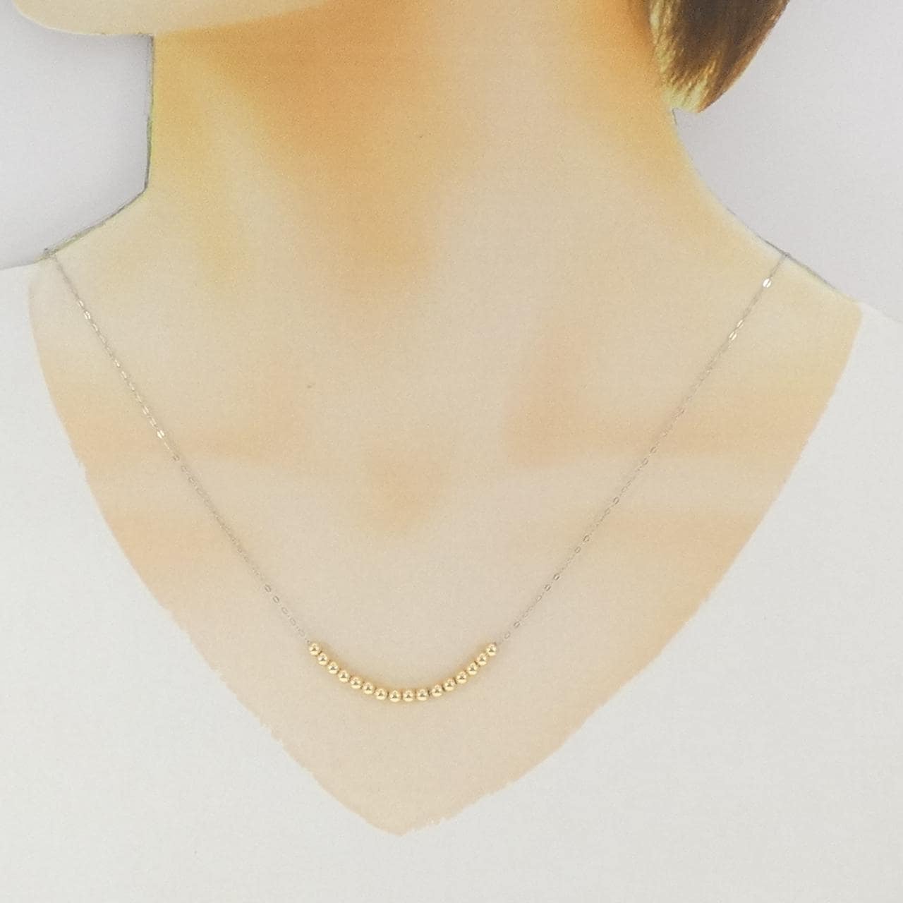 K18YG/PT950 ネックレス