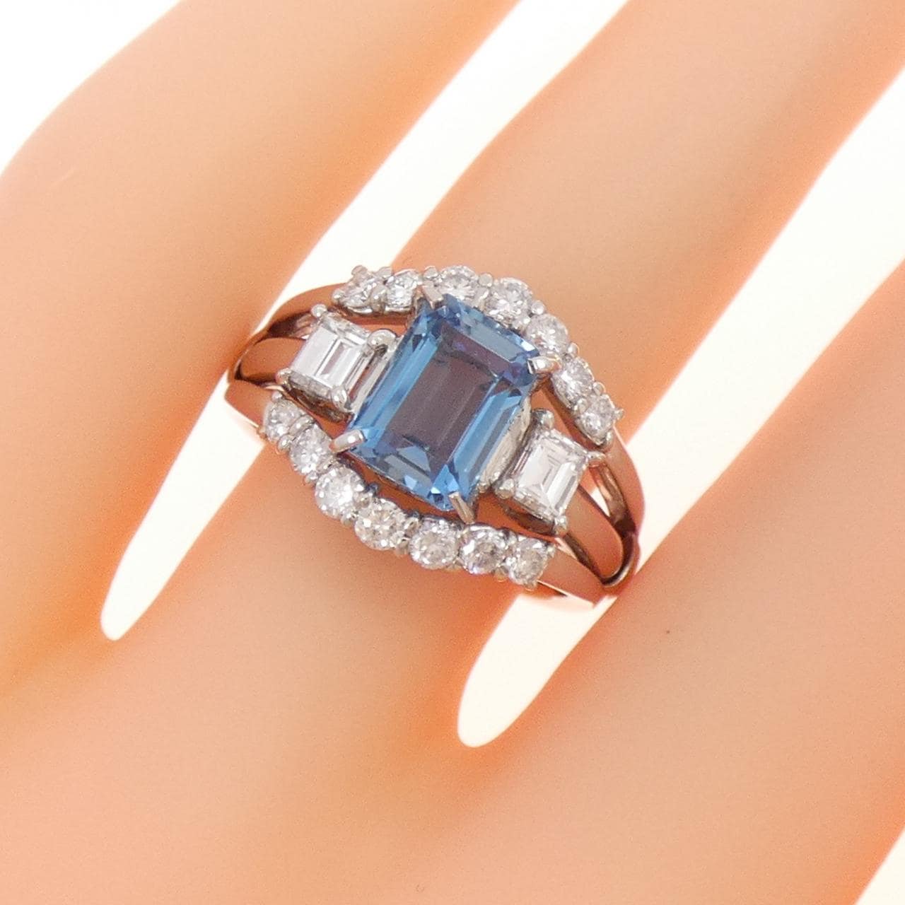 PT海蓝宝戒指 1.40CT