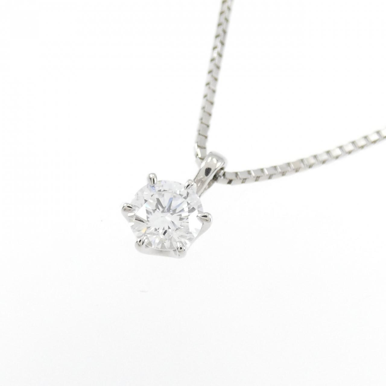 [BRAND NEW] PT900/PT850 Diamond Necklace 0.232CT D SI1 VG