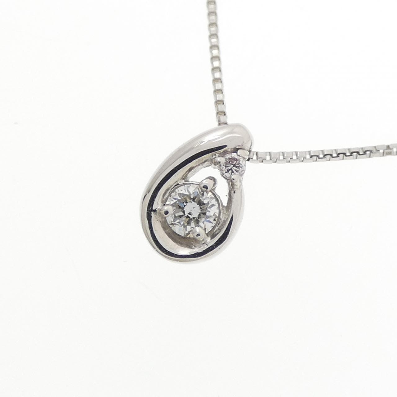 PT900/PT850 ダイヤモンド ネックレス 0.08CT