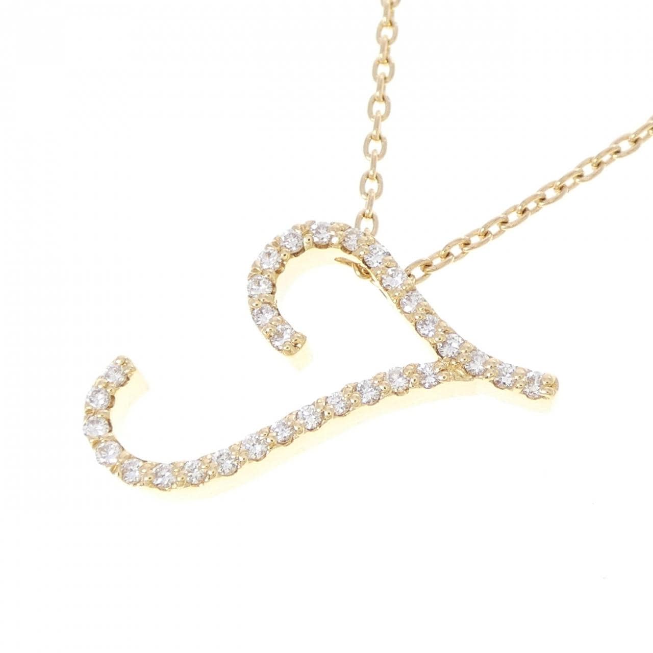 ポンテヴェキオ イニシャル ネックレス 0.15CT