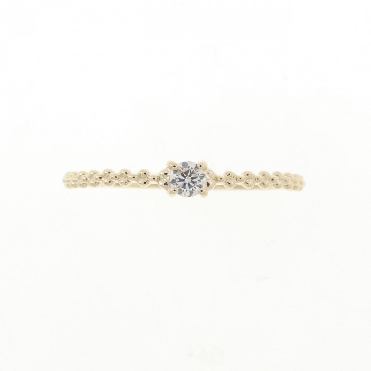 K10YG ダイヤモンド リング 0.05CT