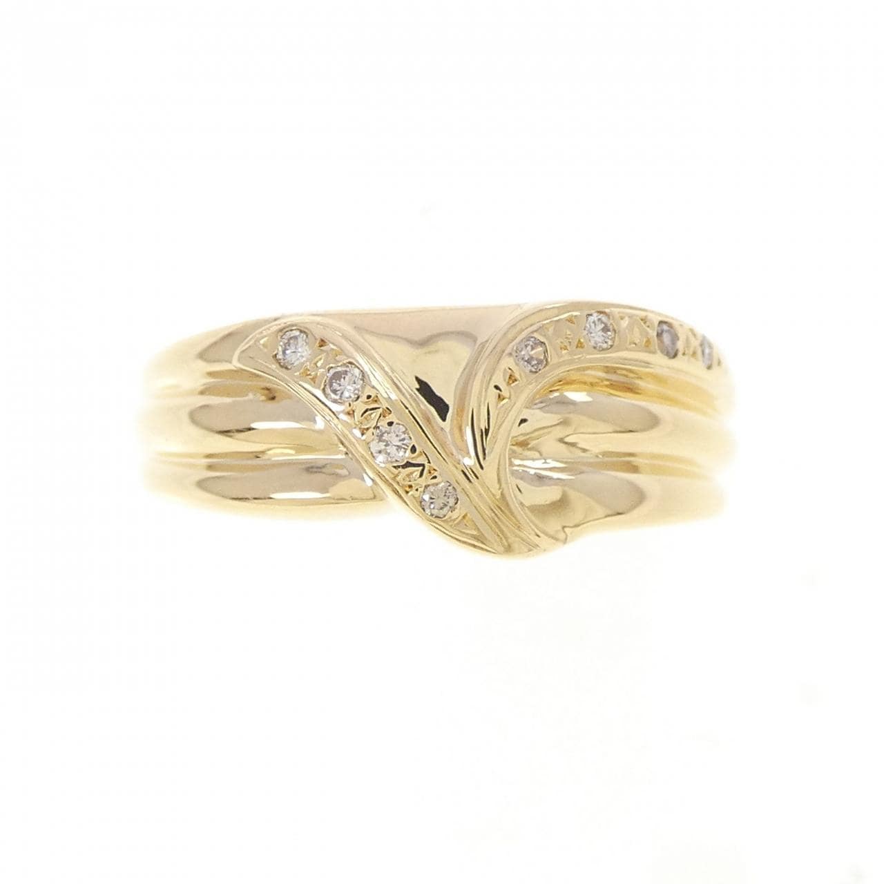 K18YG ダイヤモンド リング 0.05CT