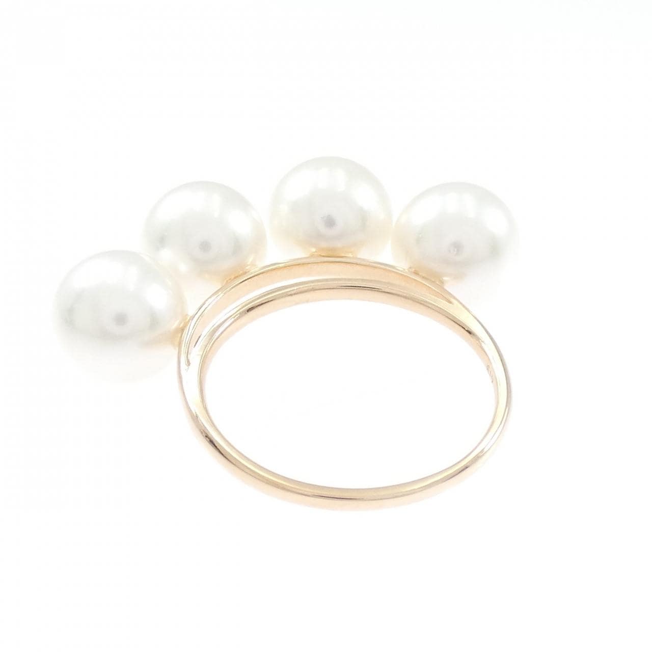 K18PG アコヤパール リング