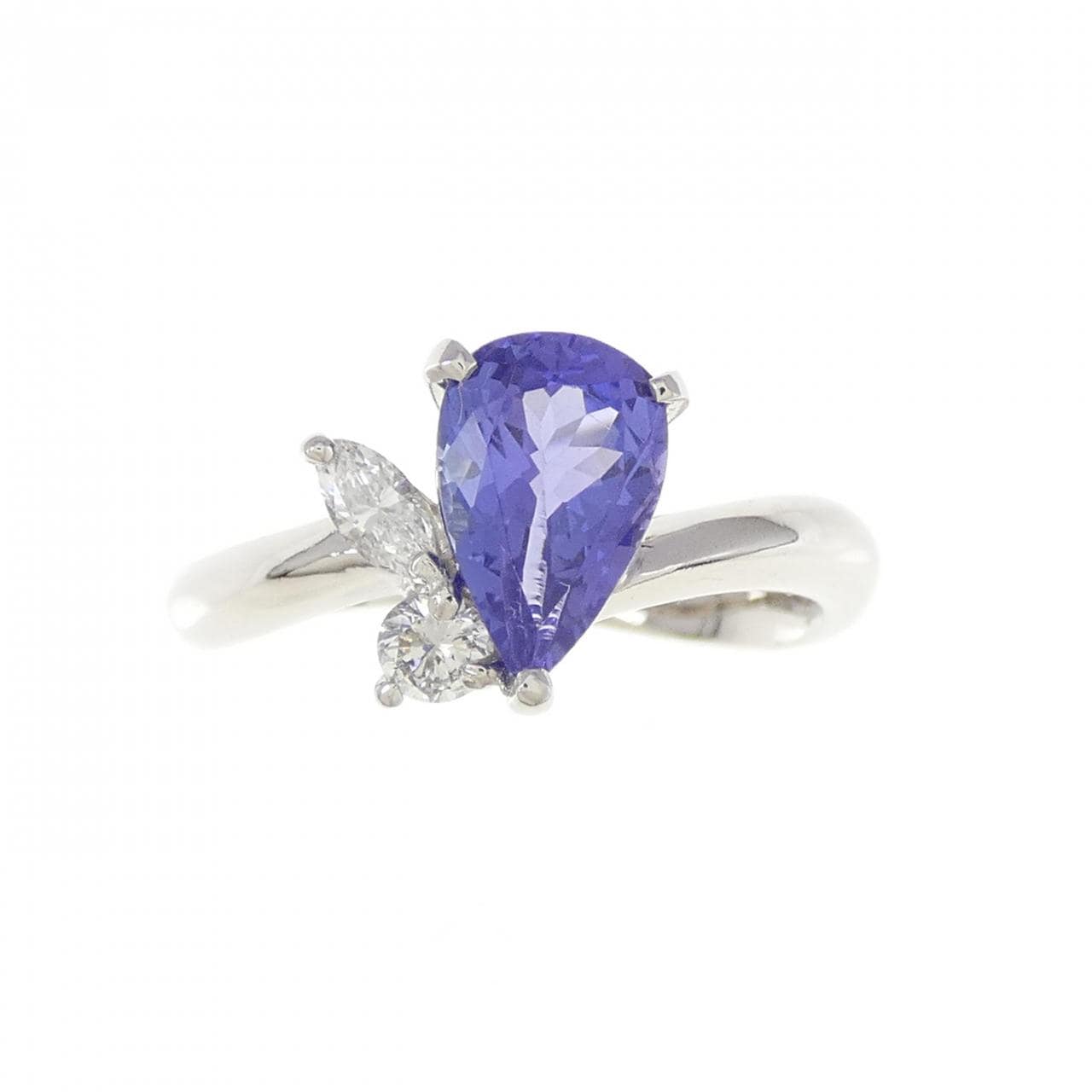 PT タンザナイト リング 1.26CT