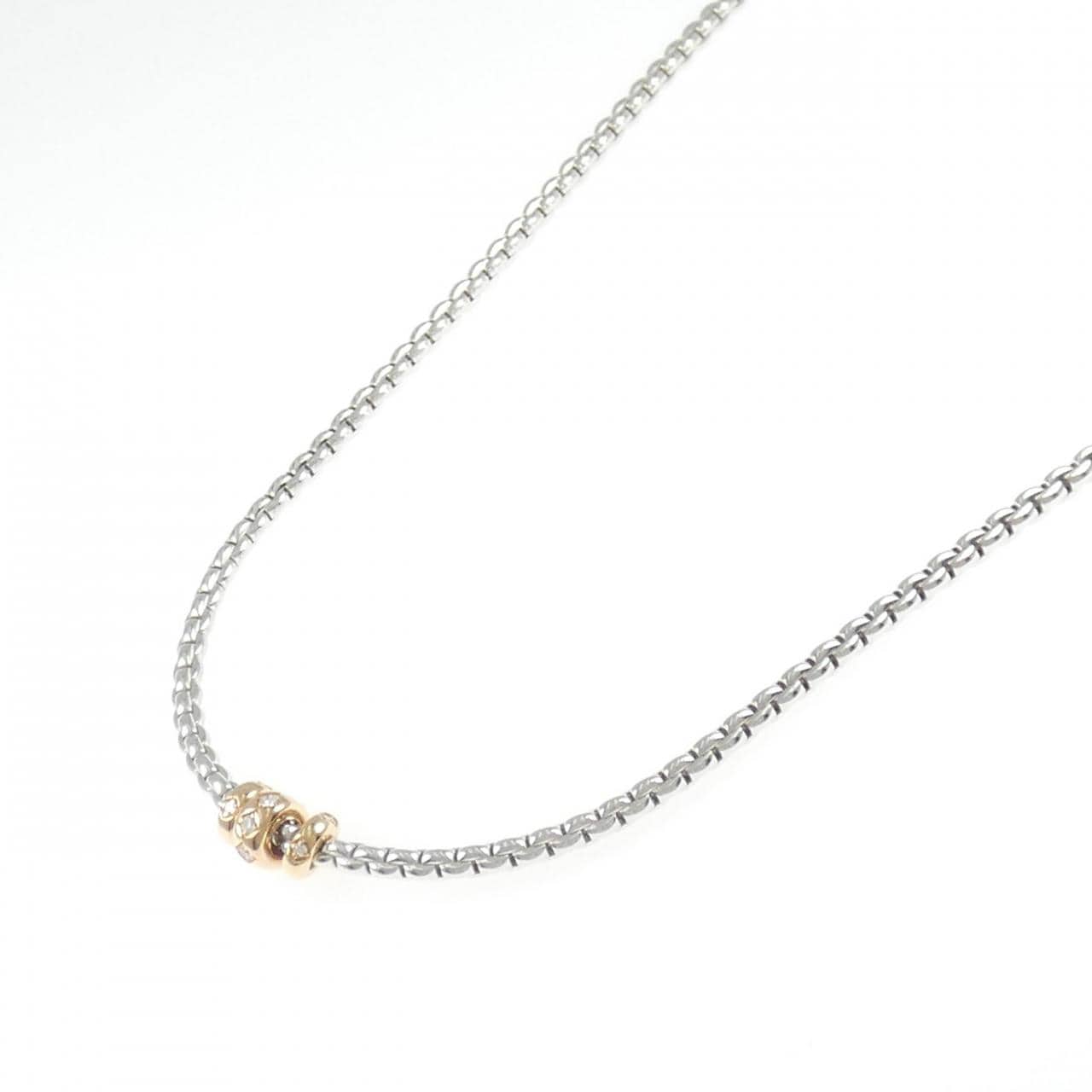 【新品】フォッペ ロンバス ネックレス 0.18CT