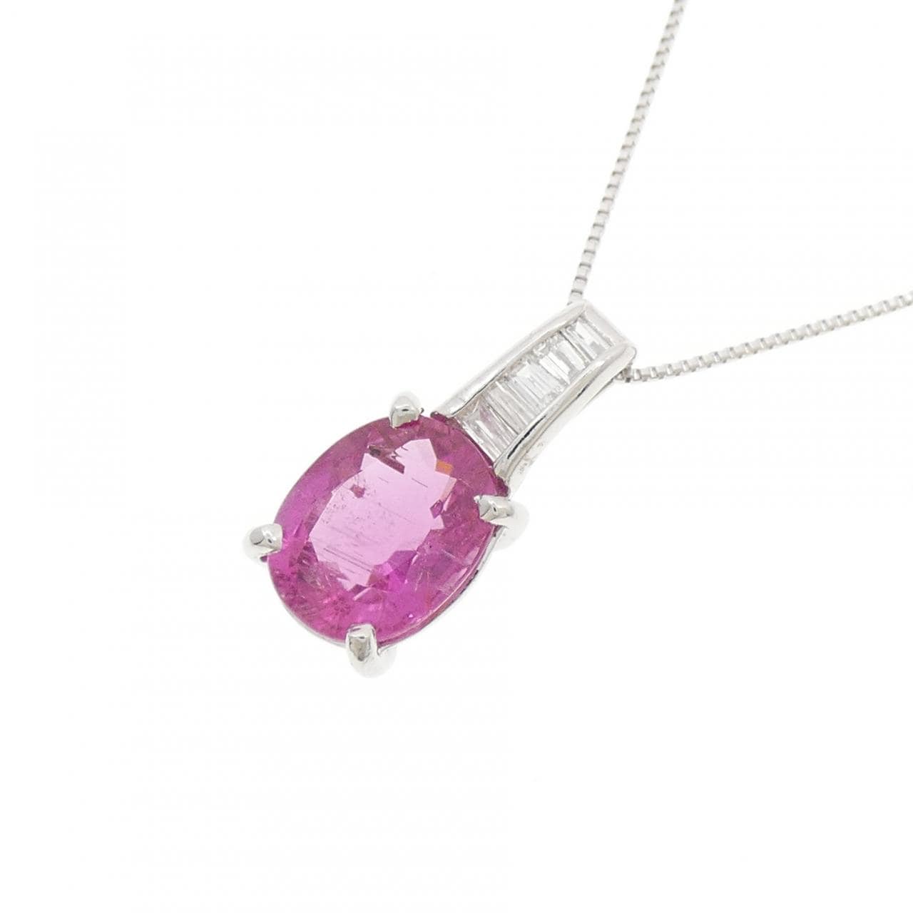 K18WG トルマリン ネックレス 2.00CT