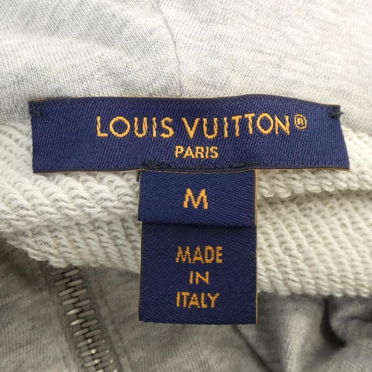 ルイヴィトン LOUIS VUITTON レザーアクセントフーディ FTST09LV8 パーカー