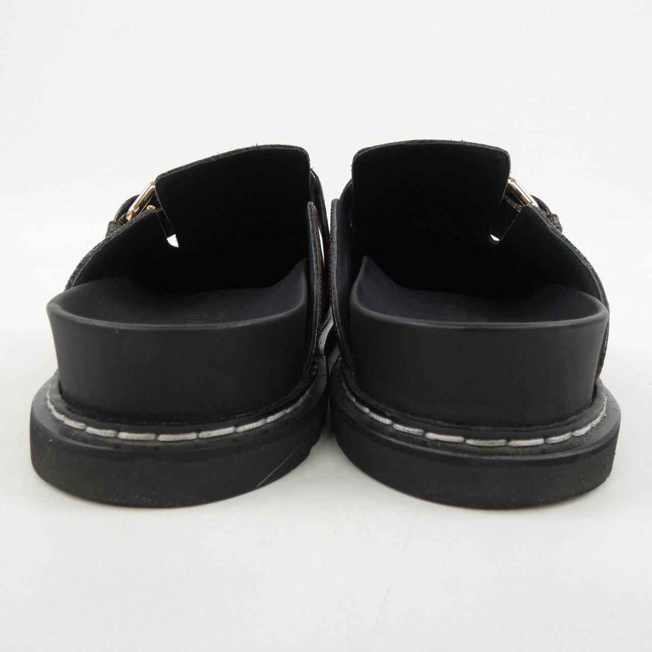 ルイヴィトン LOUIS VUITTON パテントモノグラムキャンパス LV コージーライン サンダル