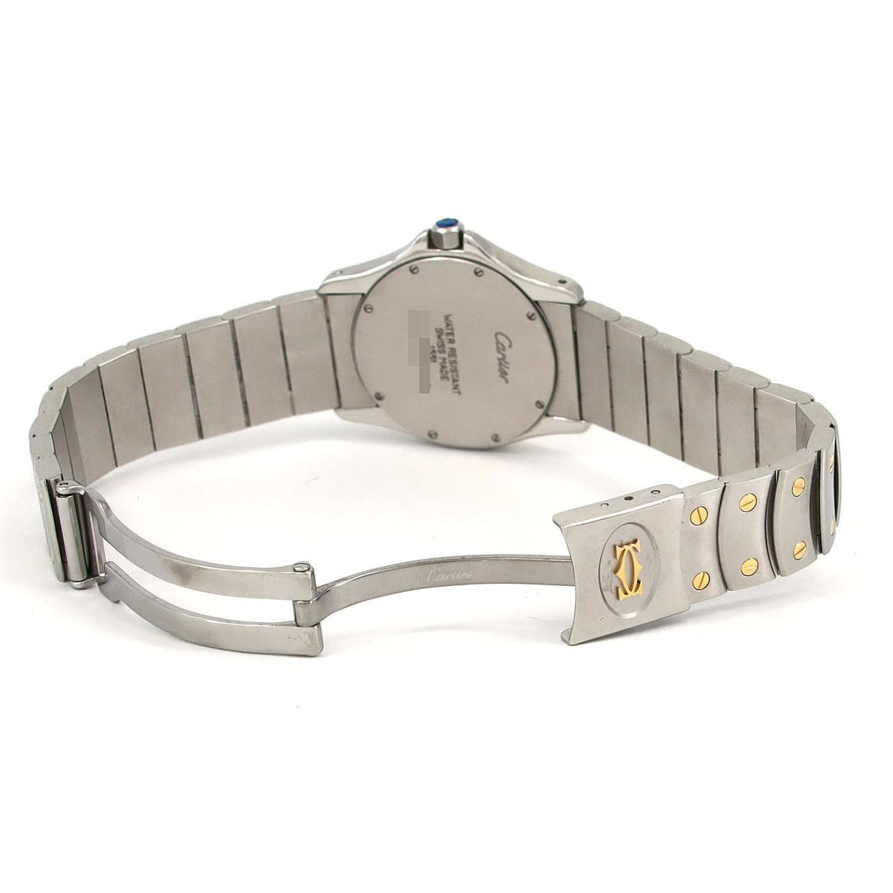 【ノーメンテナンス還元価格】カルティエ サントスラウンドMM コンビ W20037R3 SSxYG クォーツ