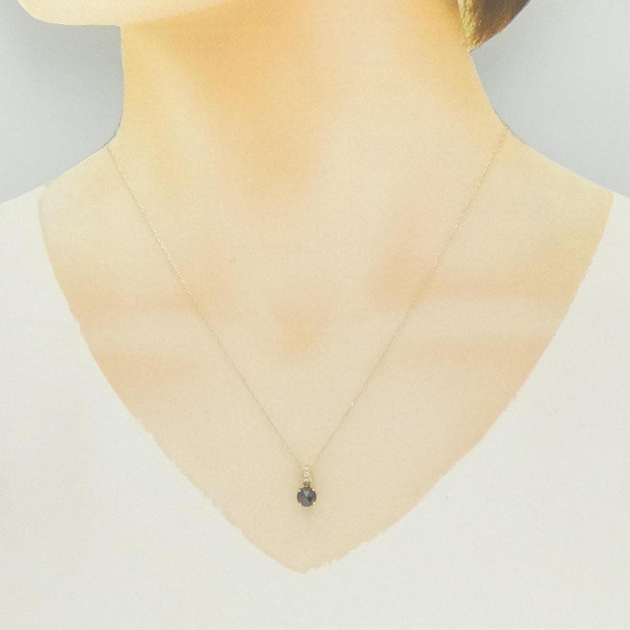 K18YG ダイヤモンド ネックレス 0.83CT