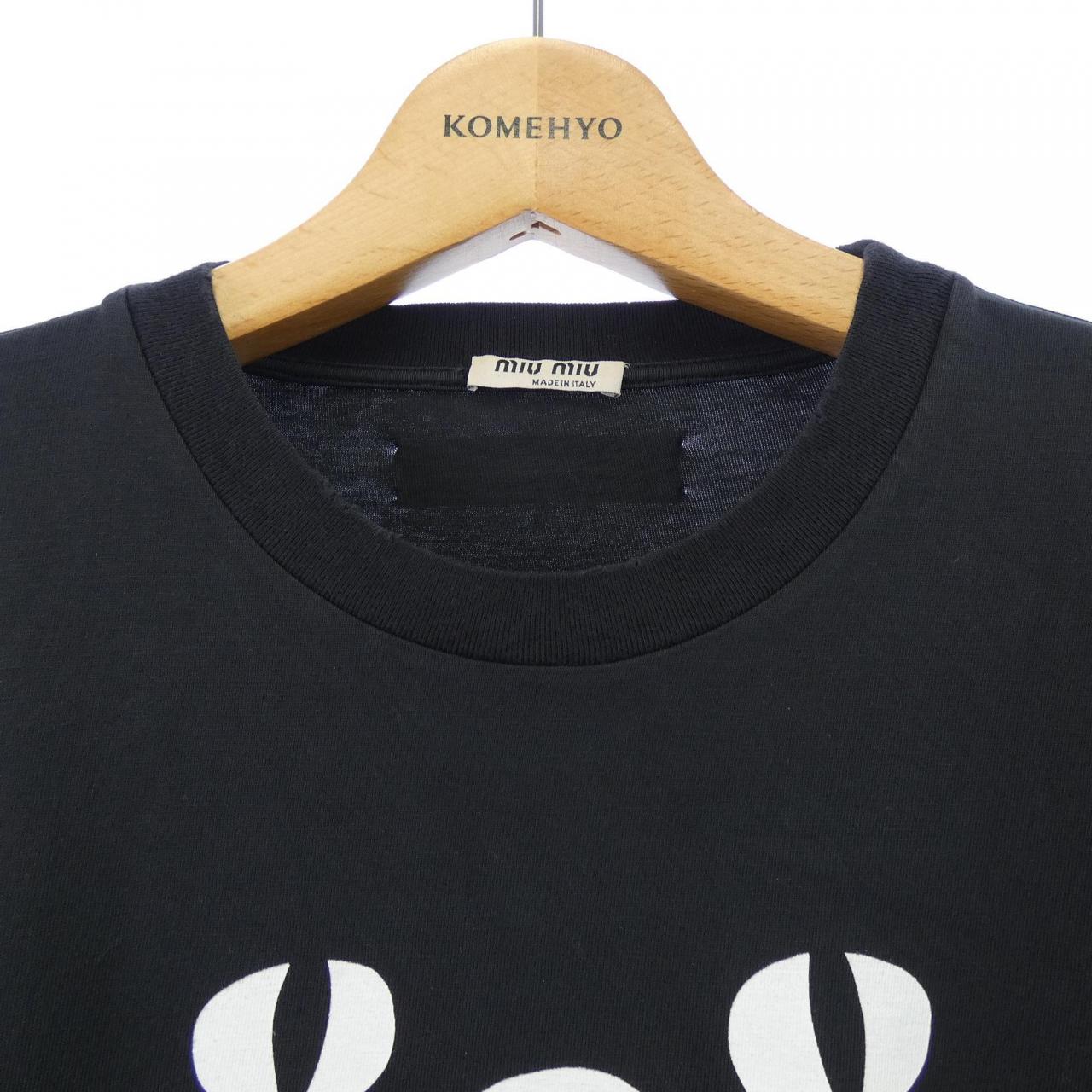 ミュウミュウ MIU MIU MJN140 1UE7 Tシャツ