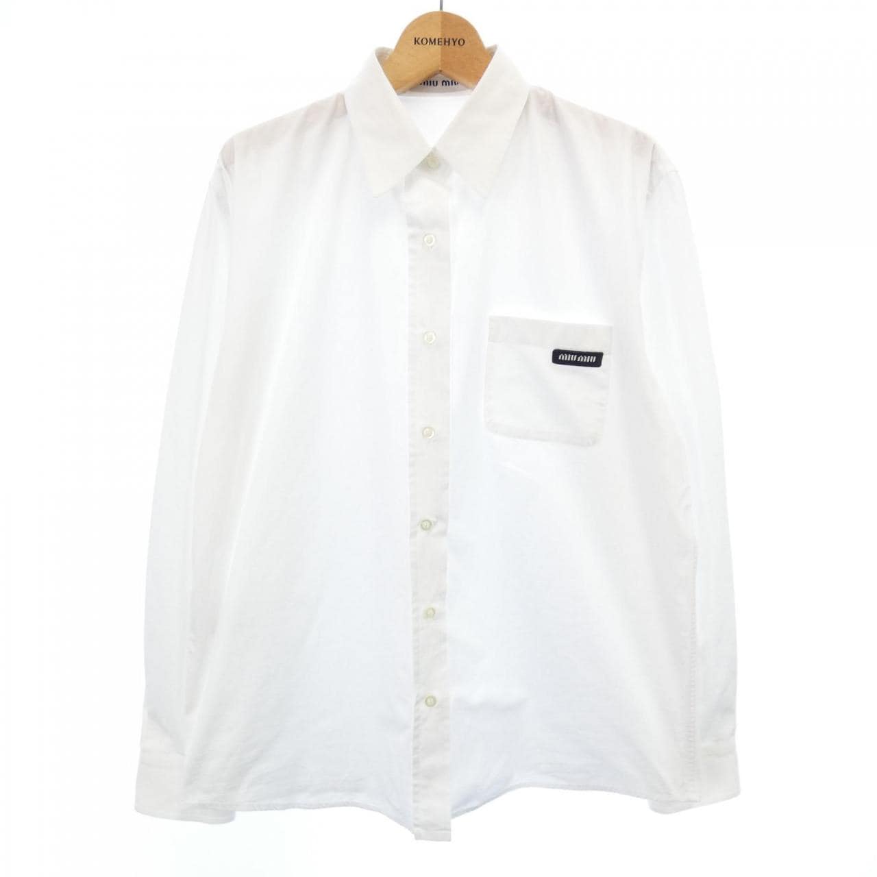 ミュウミュウ MIU MIU MIU MIU ロゴ DNA067 SOOO 10RG シャツ