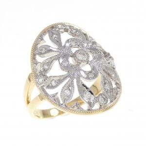 750YG/750WG ダイヤモンド リング 0.16CT