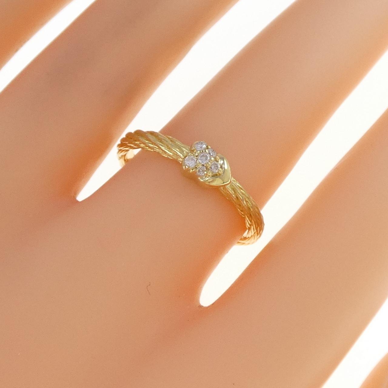 K18YG ダイヤモンド リング 0.08CT