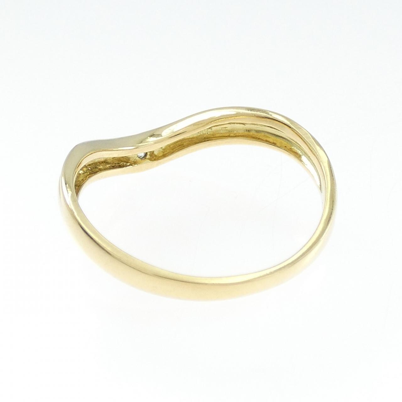 K18YG ダイヤモンド リング 0.03CT