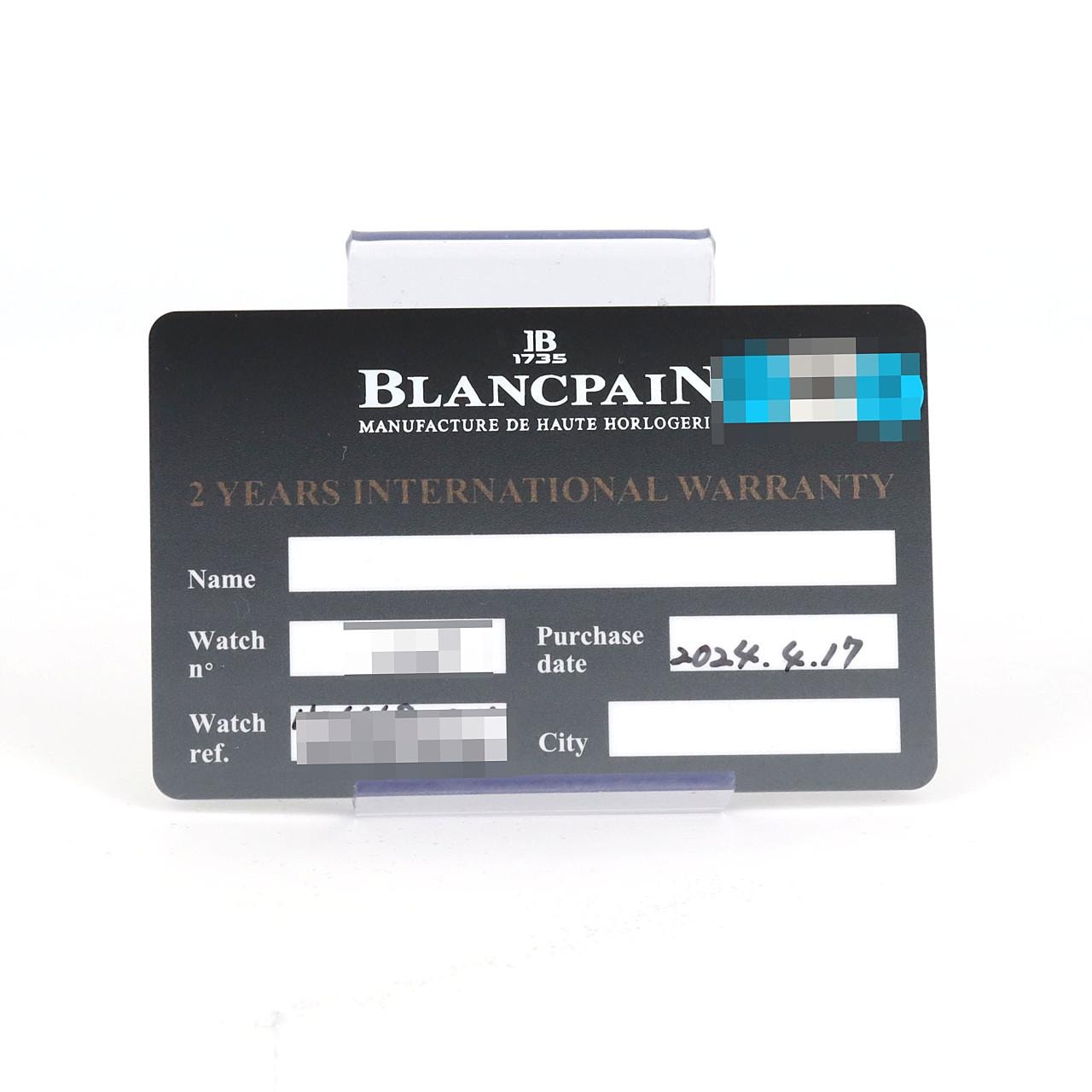 [未使用品] Blancpain Villere Large Date Retrograde 6668-1127-55B SS自動上弦