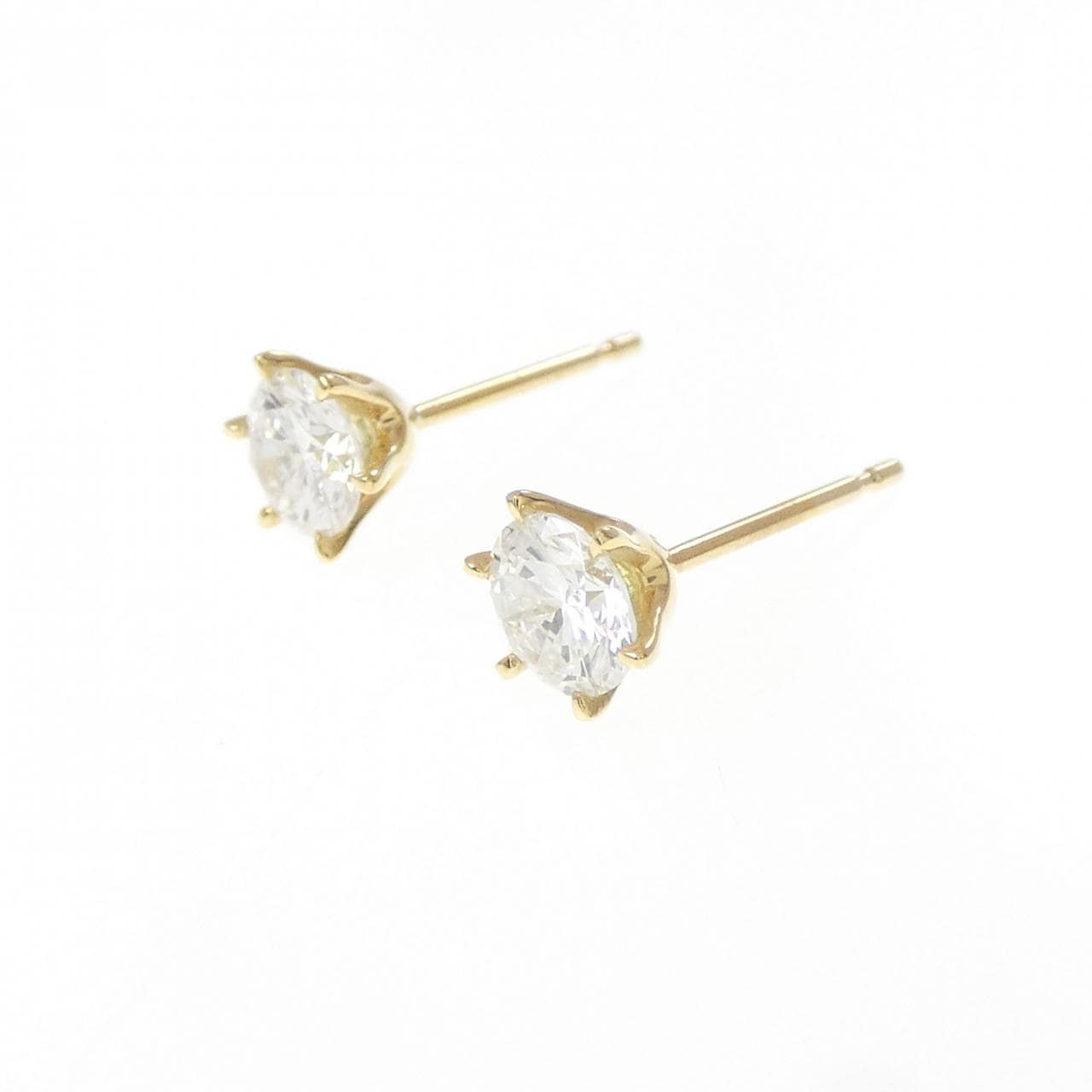 【新品】K18YG ダイヤモンド ピアス 0.329CT 0.322CT G SI1 VG
