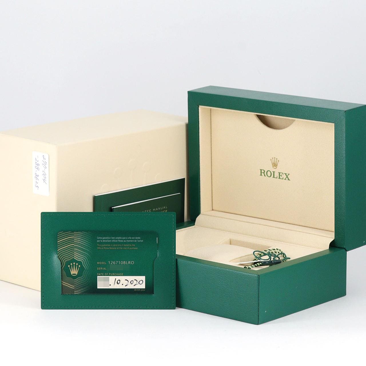 ロレックス GMTマスターⅡ 126710BLRO･5 SS 自動巻 ランダム番