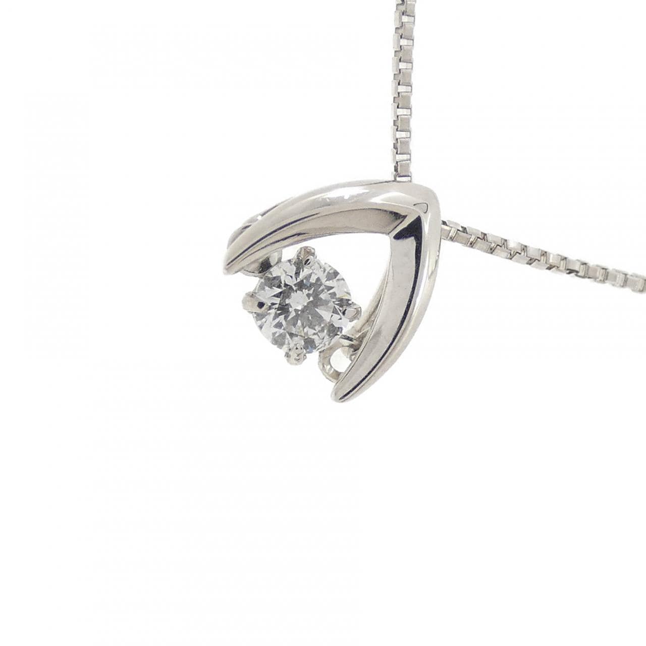 PT900/PT850 ダイヤモンド ネックレス 0.093CT