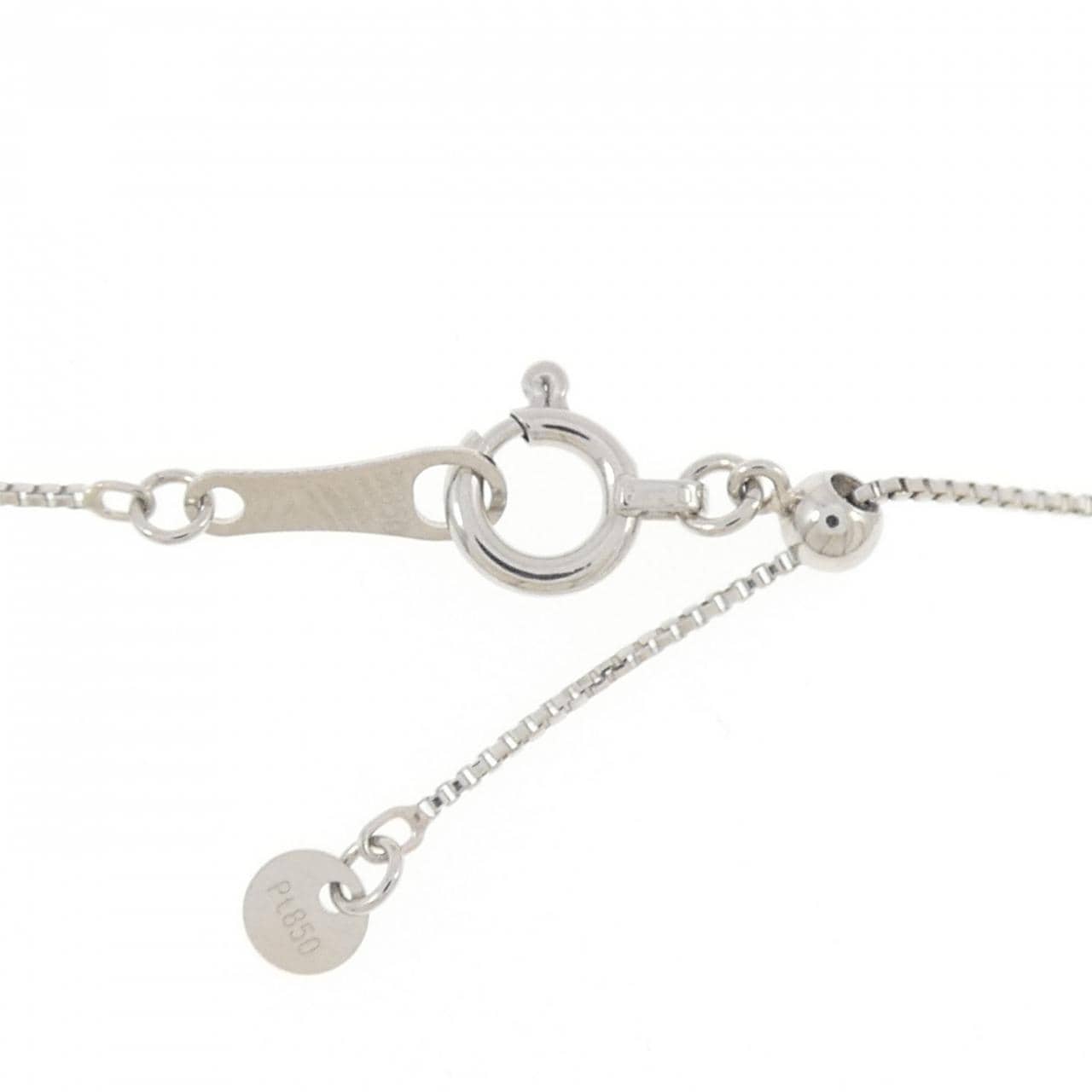 PT900/PT850 クロス アクアマリン ネックレス 1.53CT