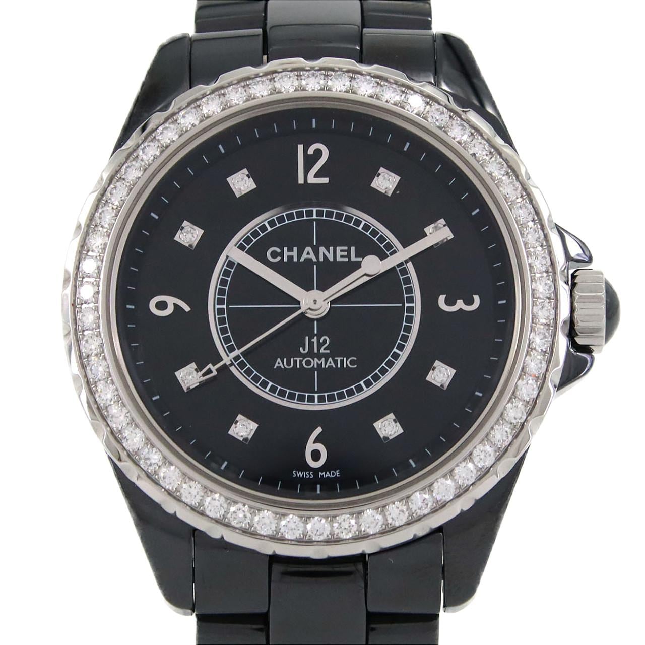 シャネル J12 38mmセラミック/D･8P H3109 セラミック 自動巻