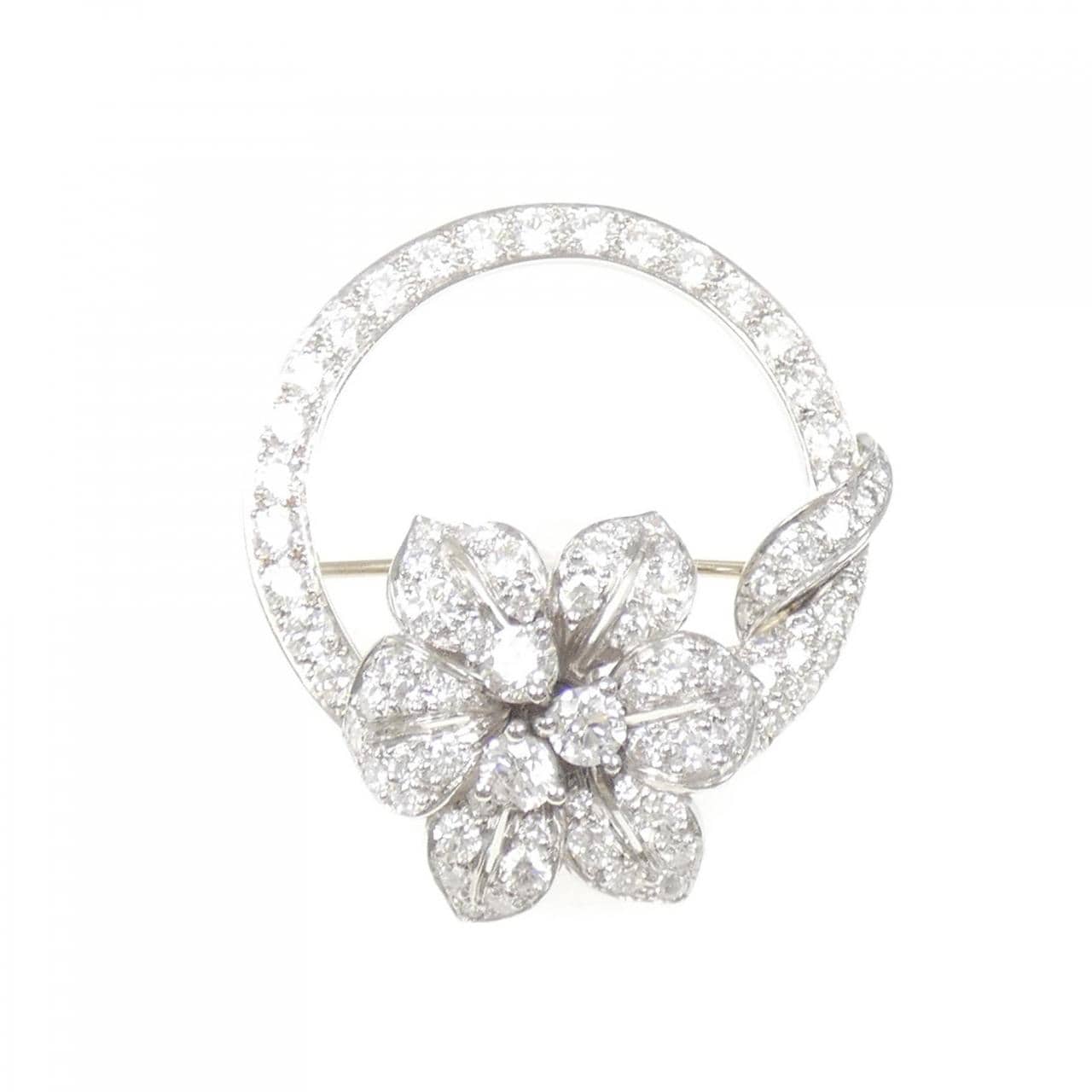 【ヴィンテージ】ティファニー ダイヤモンド ブローチ