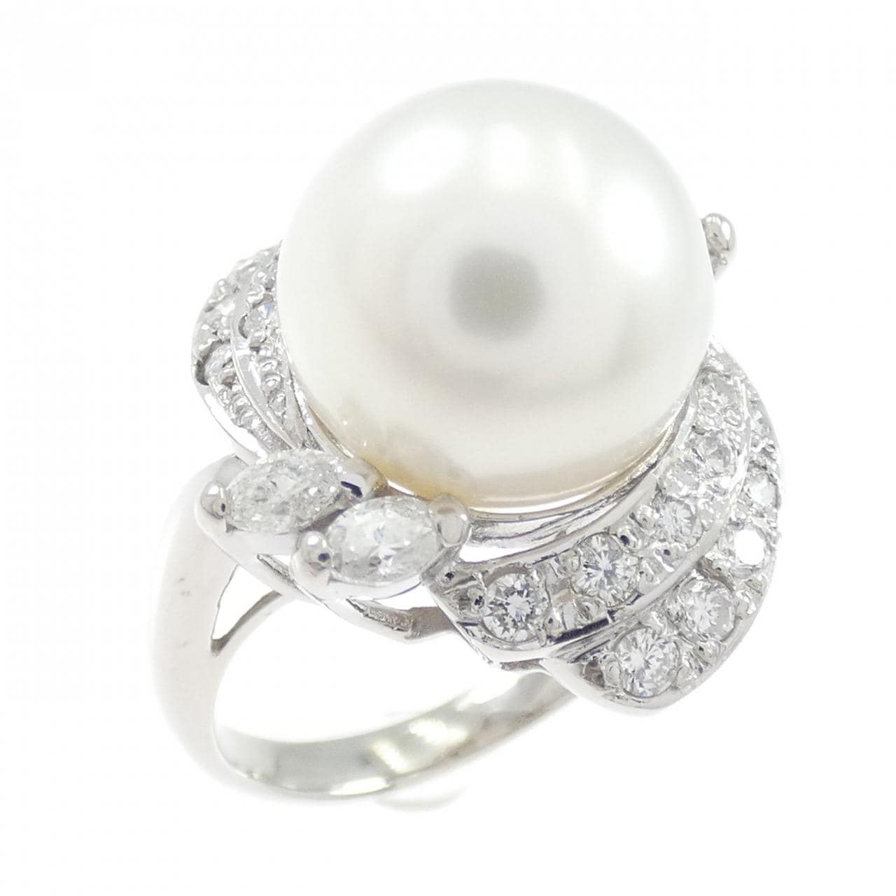 PT850 白蝶パール リング 11.0mm