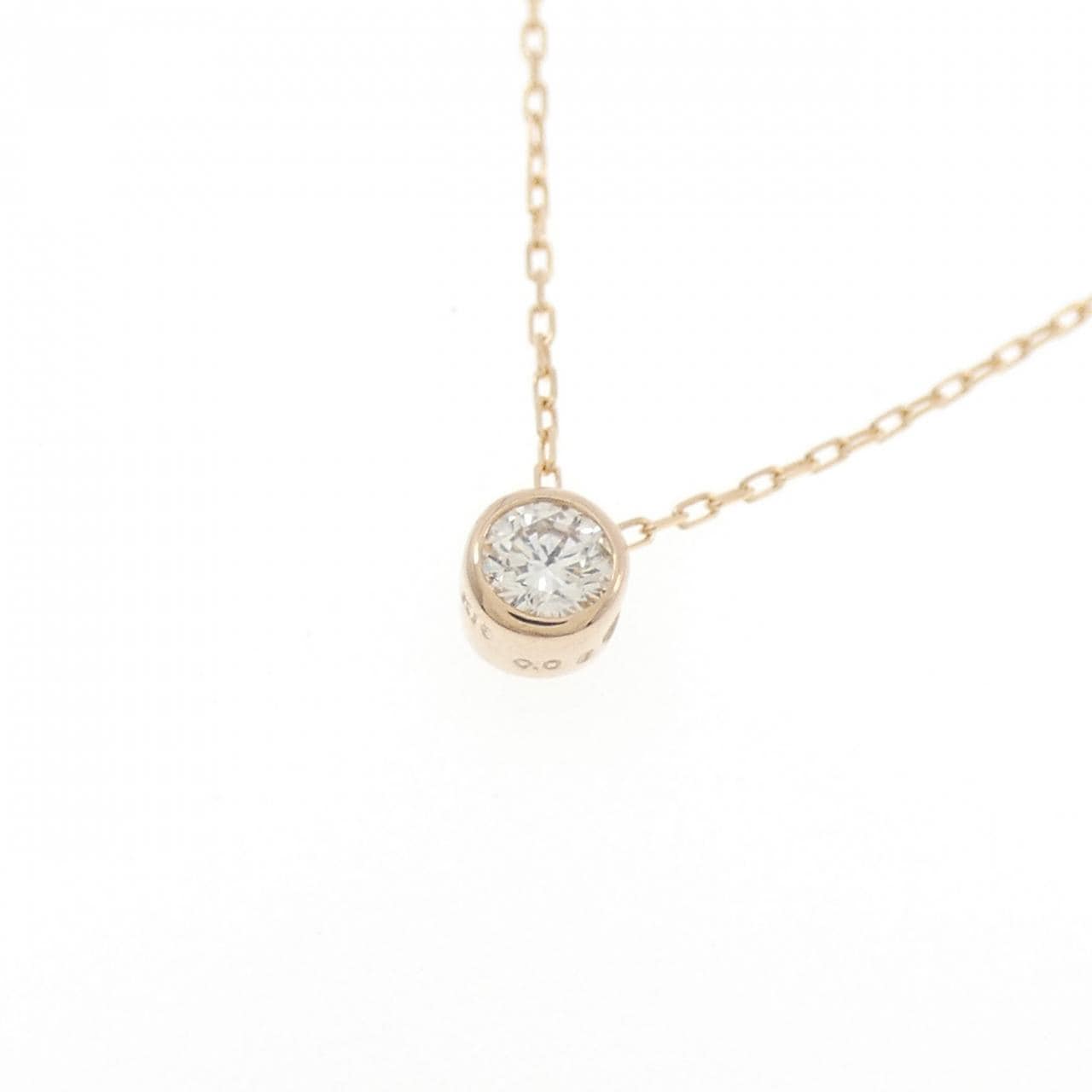 K18PG ダイヤモンド ネックレス 0.08CT
