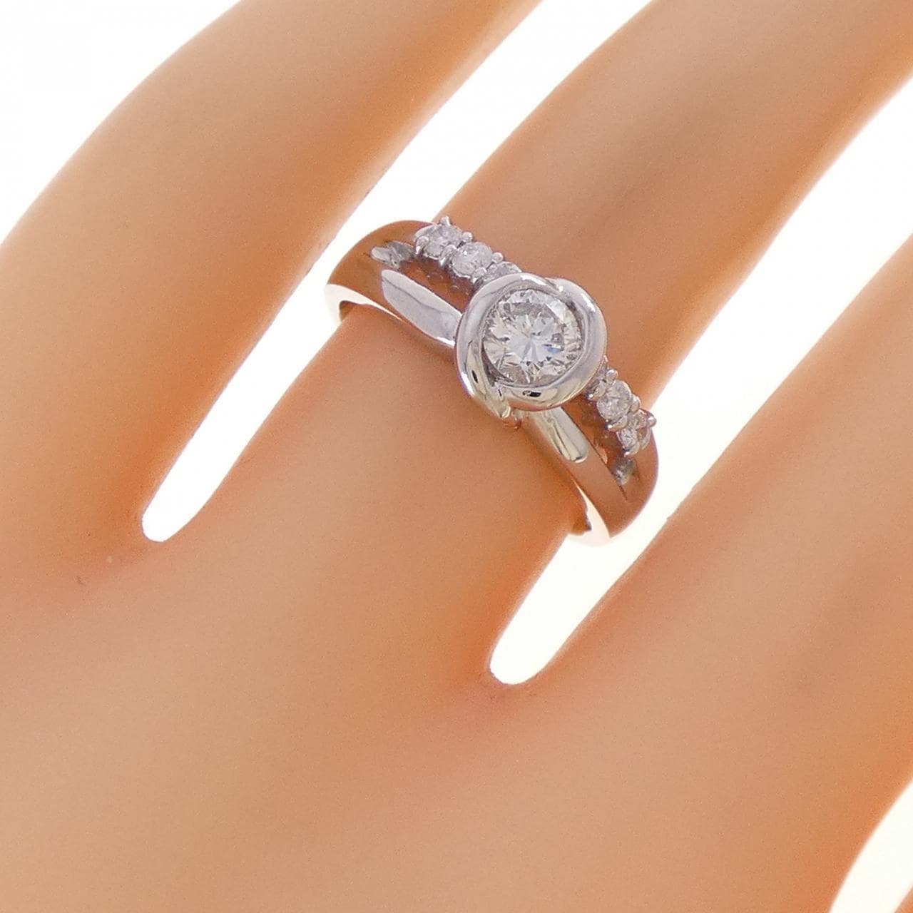 PT900 ダイヤモンド リング 0.349CT