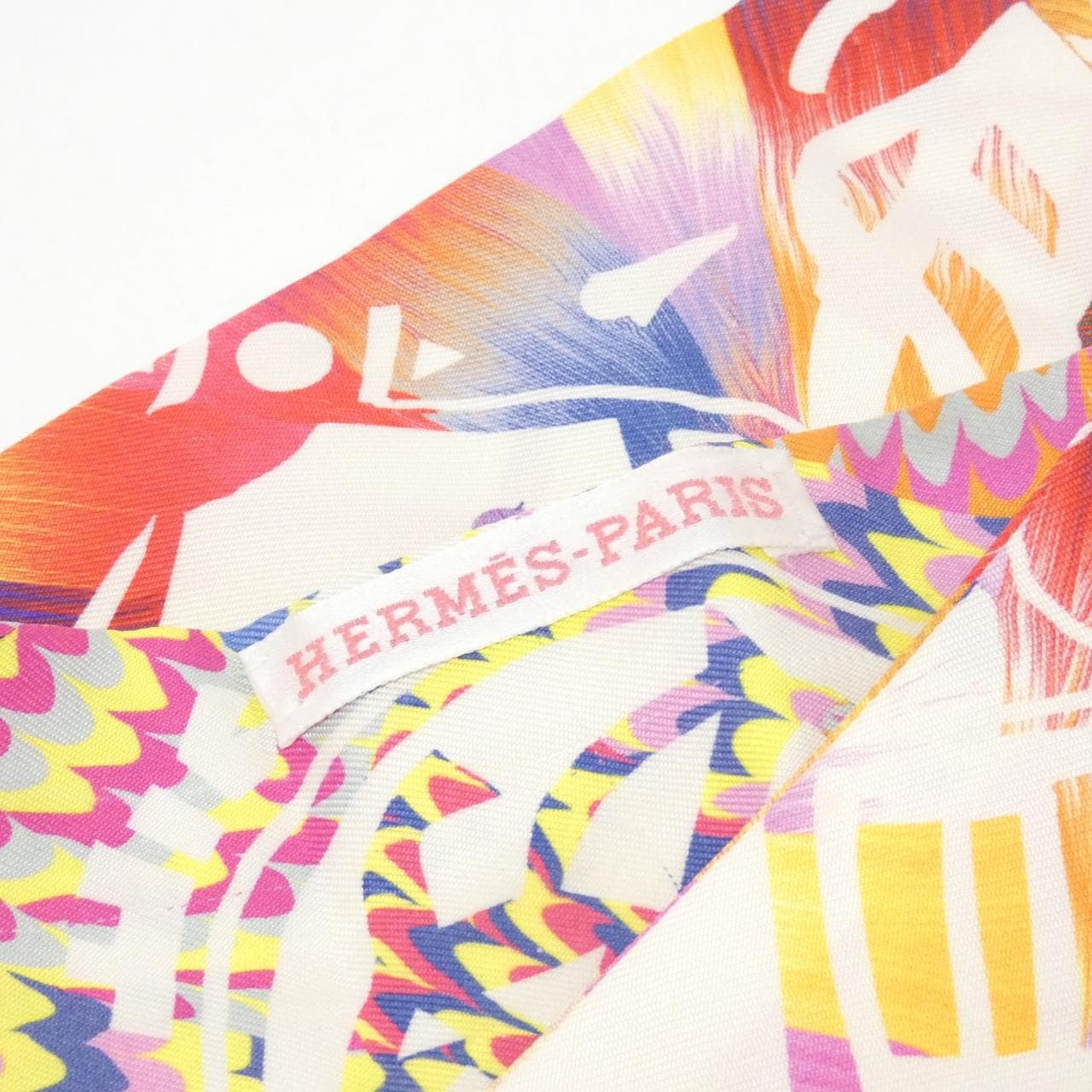 エルメス EX-LIBRIS ツイリー マーブル シルク 064066S スカーフ