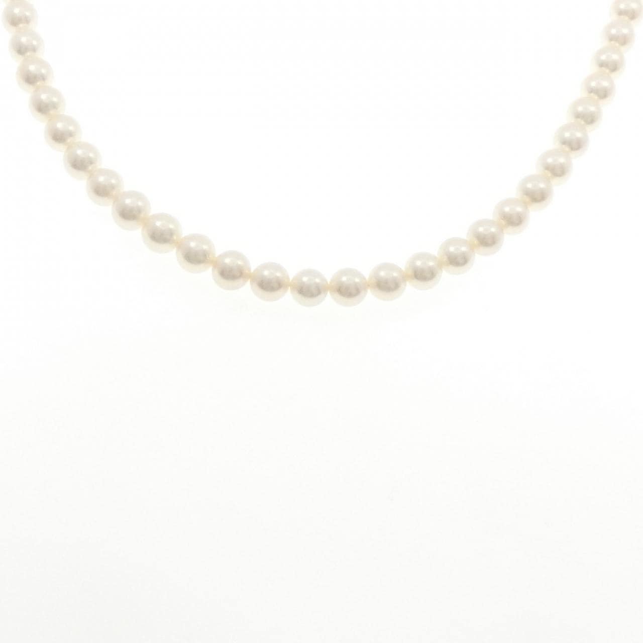 シルバークラスプ アコヤパール ネックレス 6.5-7mm