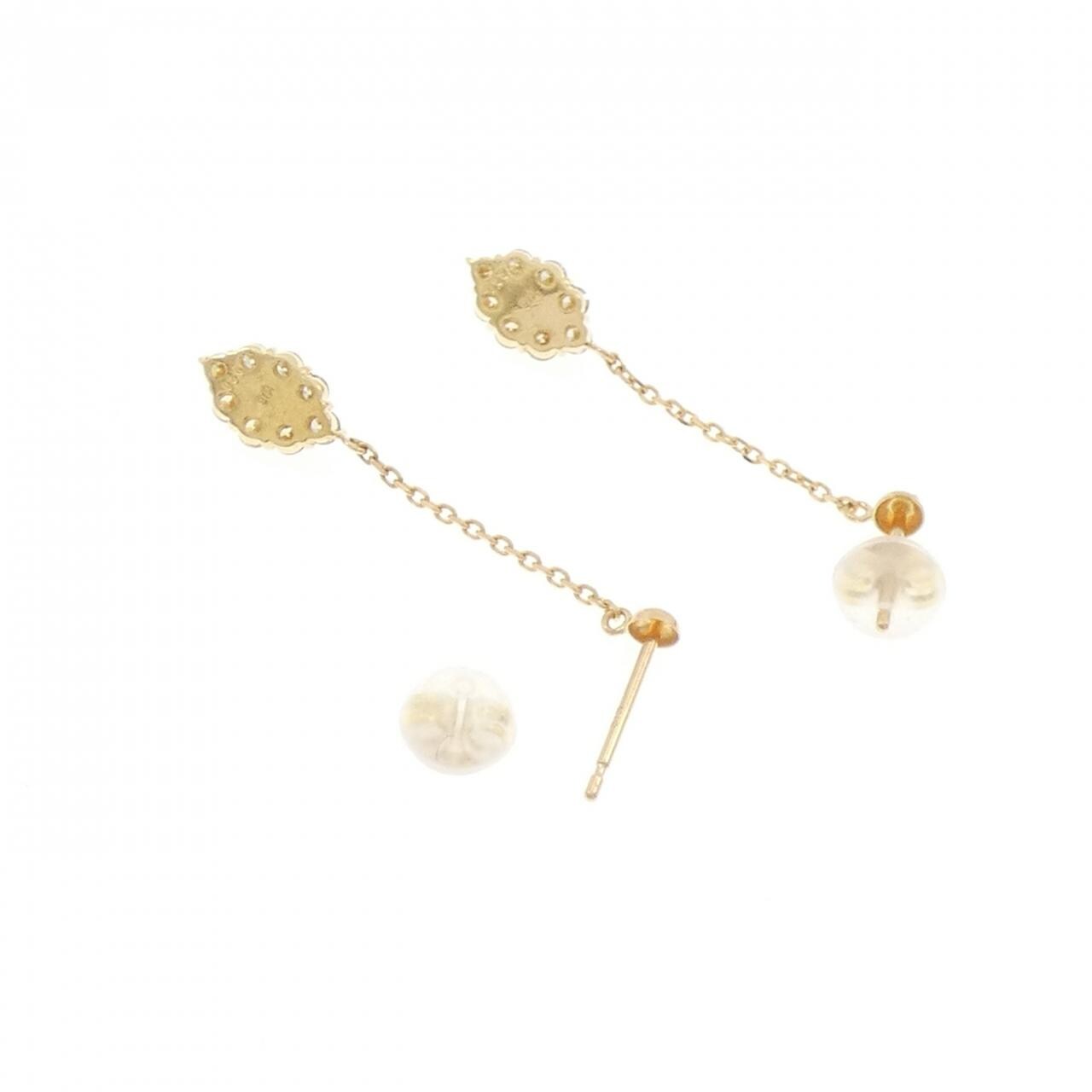 K18YG ダイヤモンド ピアス 0.52CT