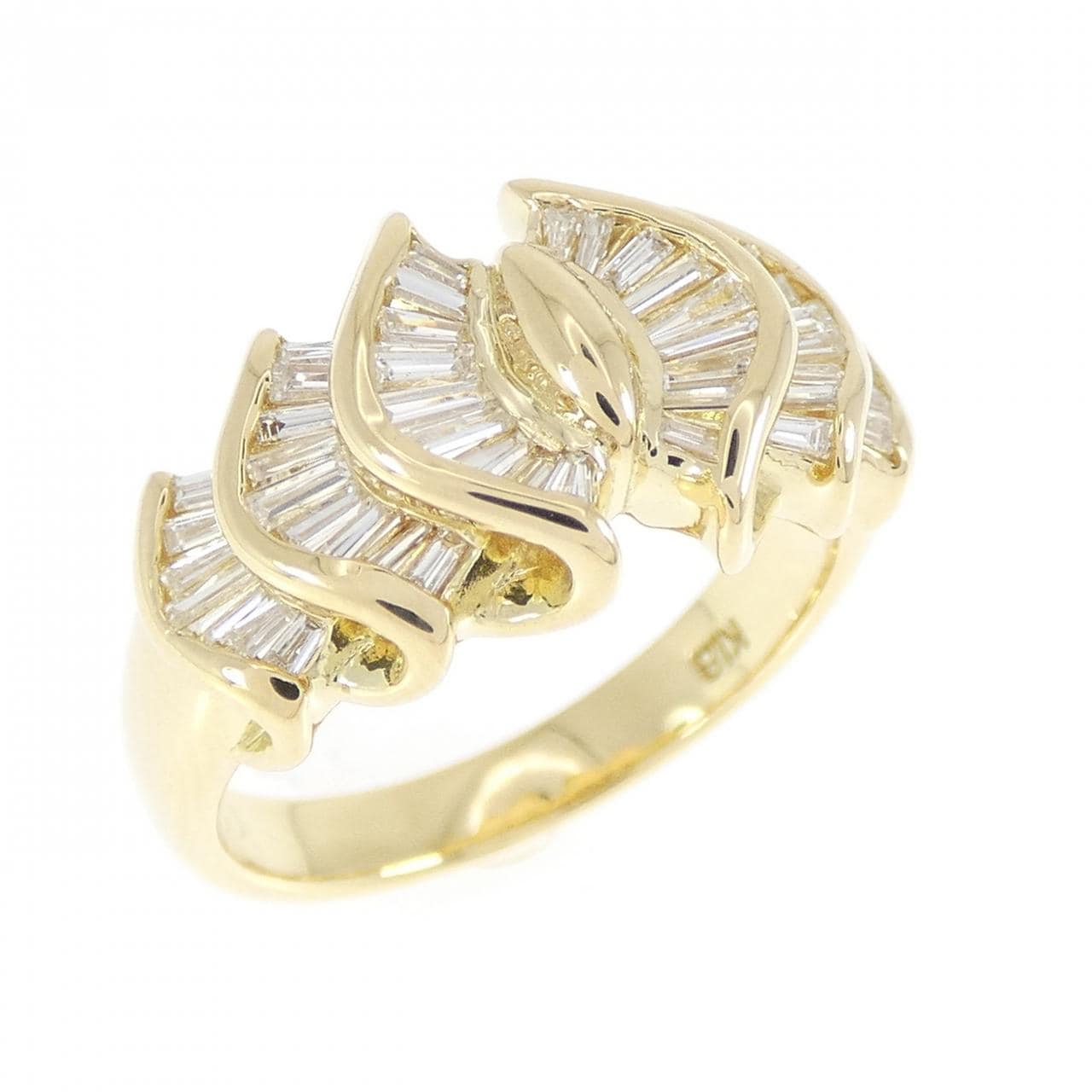 K18YG ダイヤモンド リング 0.50CT