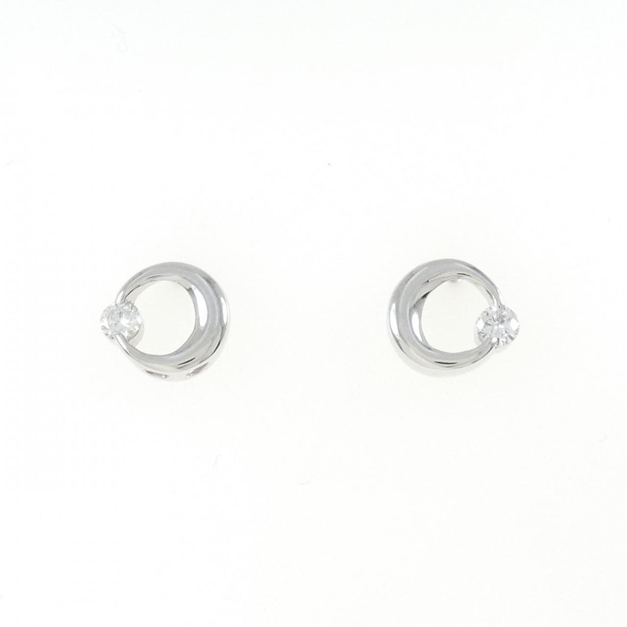 PT ダイヤモンド ピアス 0.22CT