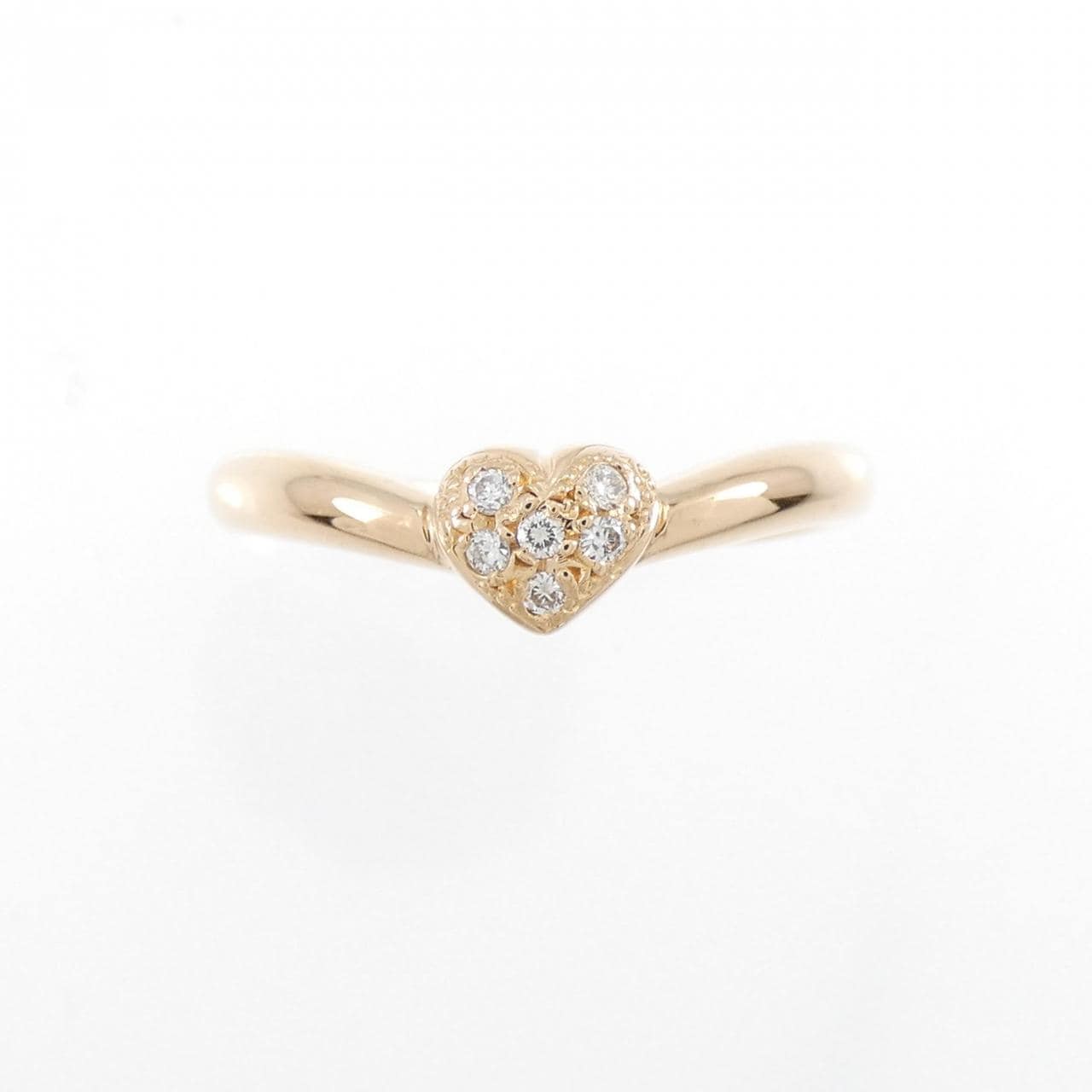 スタージュエリー ハート ダイヤモンド リング 0.04CT