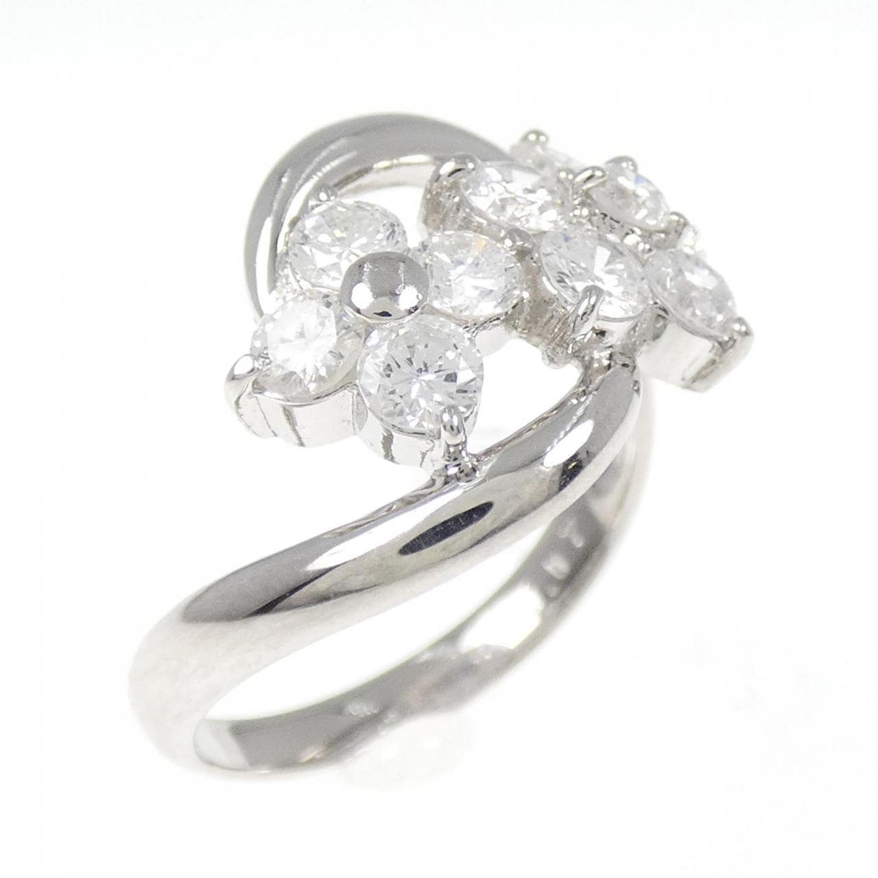 PT フラワー ダイヤモンド リング 1.07CT