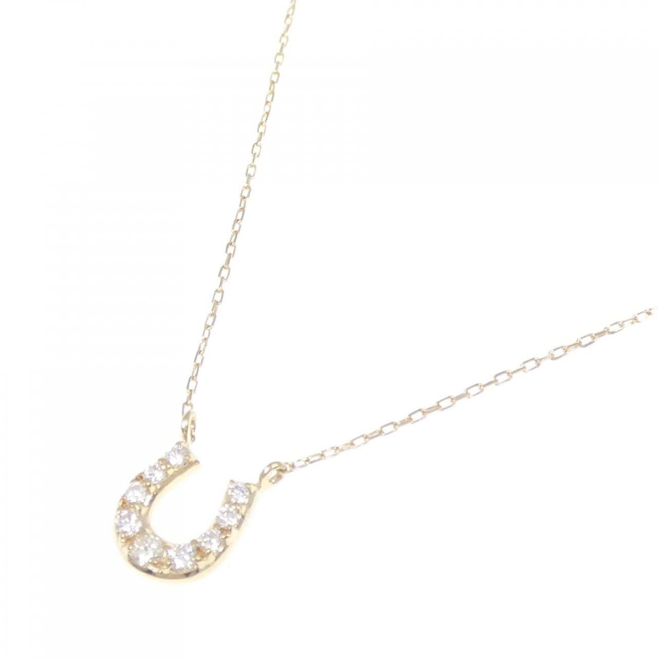 エテ ホースシュー ダイヤモンド ネックレス