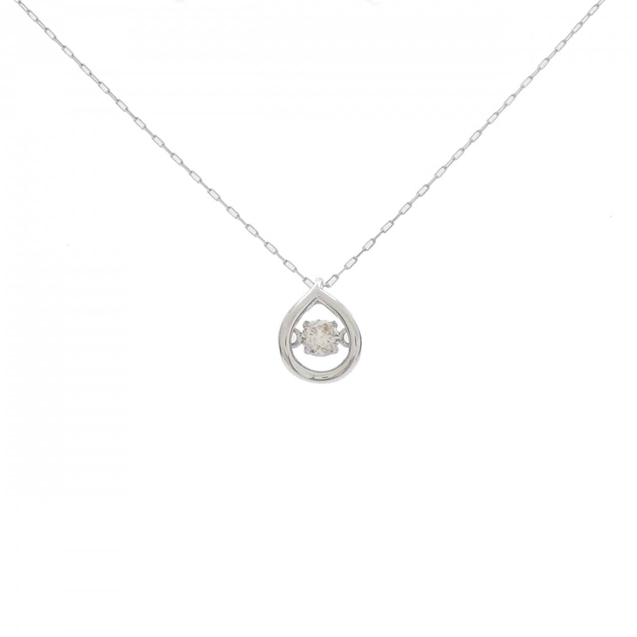 【新品】PT900 ダイヤモンド ネックレス 0.08CT