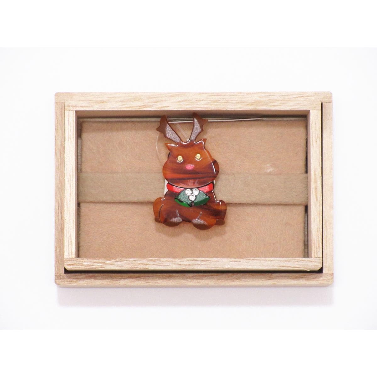 【新品】帯留　クリスマス