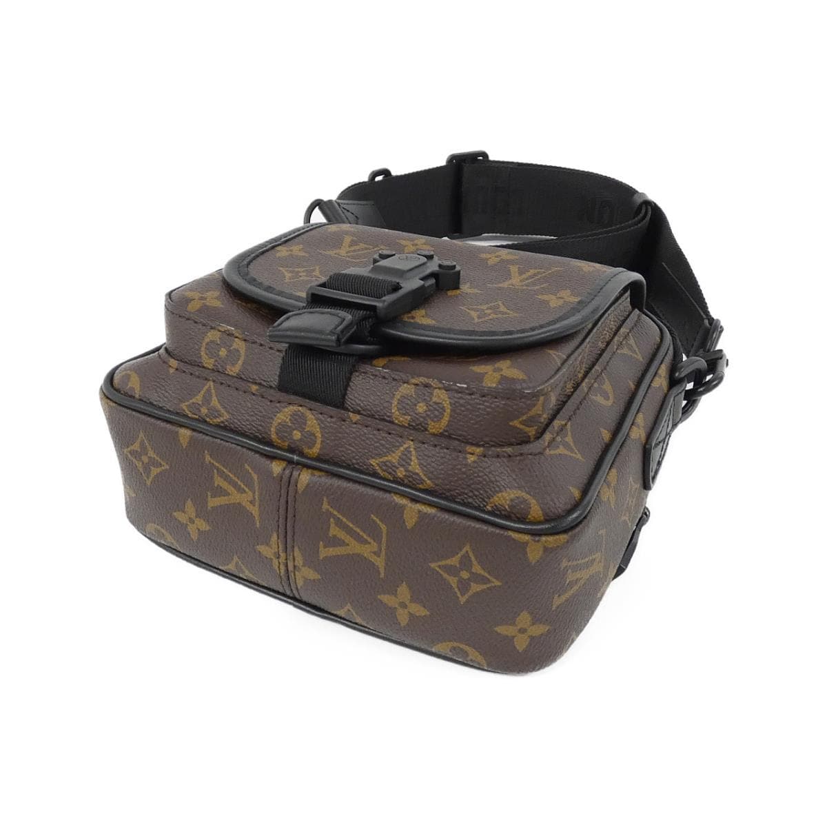 [未使用品] LOUIS VUITTON Monogram Macassar Quest Messenger M46973 包