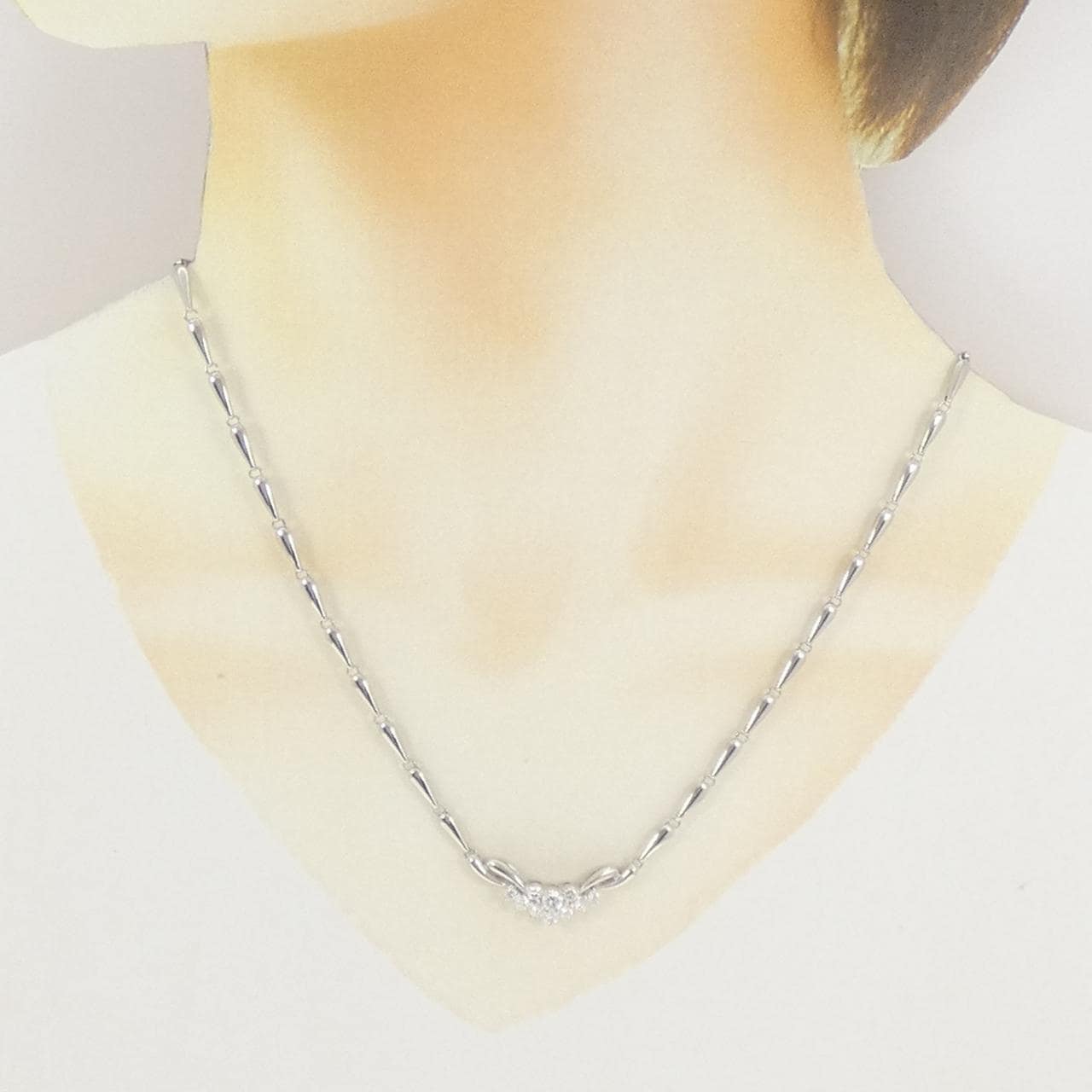 PT900/PT850 ダイヤモンド ネックレス 0.65CT