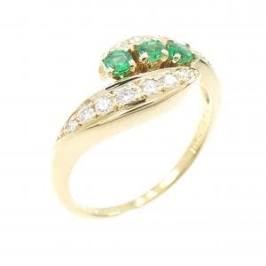 ミキモト エメラルド リング 0.17CT