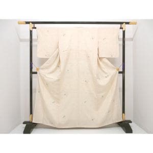 【未使用品】紬　染紬　ぜんまい入り
